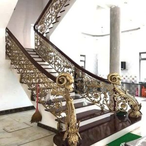 Cầu thang nhôm đúc HT 13